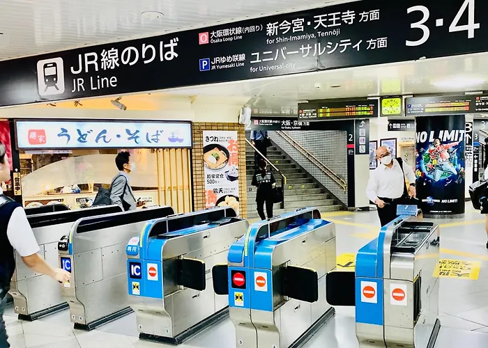 Minatoの宿-西九条駅徒歩3分1棟貸切3部屋usj5分梅田難波天王寺奈良神戸関西空港まで直通